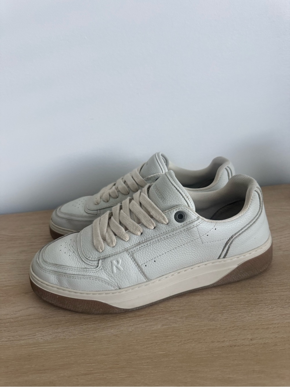 Represent Initial Leather Sneakers